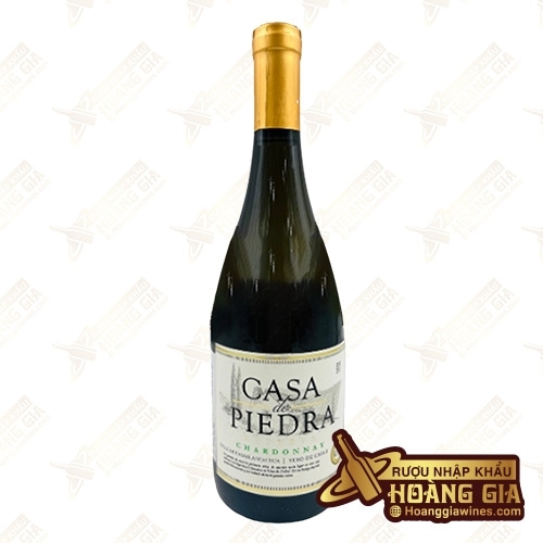 Rượu Vang  Trắng Chile Casa De Piedra Reserva Nho Chardonnay