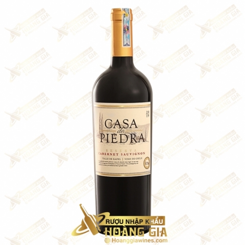 Rượu Vang Đỏ chile Casa De Piedra Reserva Cabernet Sauvignon Nho Cabernet Sauvignon