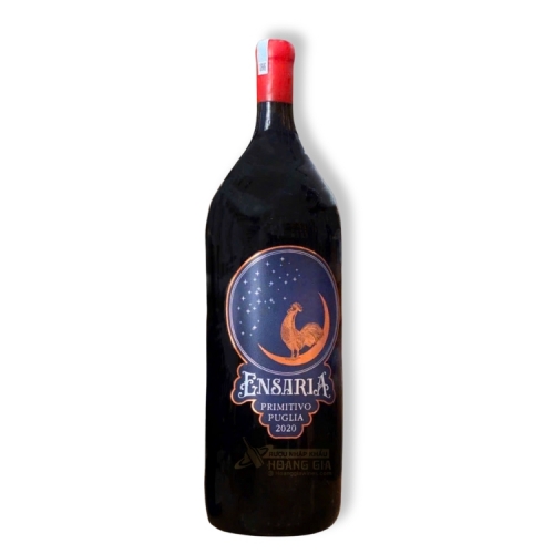 Vang Đỏ Ý Ensaria Primitivo nho Primitivo 6 Lít