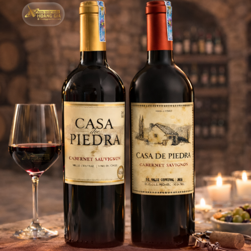 Bộ đôi vang đỏ Chile Casa De Piedra Cabernet Sauvignon & Casa De Piedra Reserva Cabernet Sauvignon