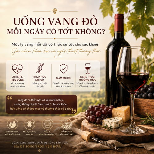 Uống Vang Đỏ Mỗi Ngày Có Tốt Không? Sự Thật Bạn Nên Biết