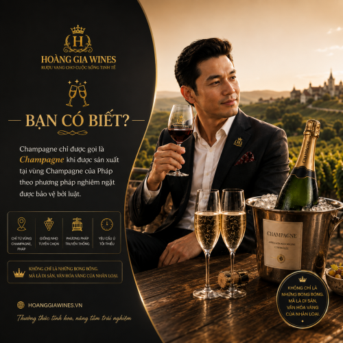Champagne Là Gì? Vì Sao Không Phải Vang Sủi Nào Cũng Được Gọi Là Champagne?